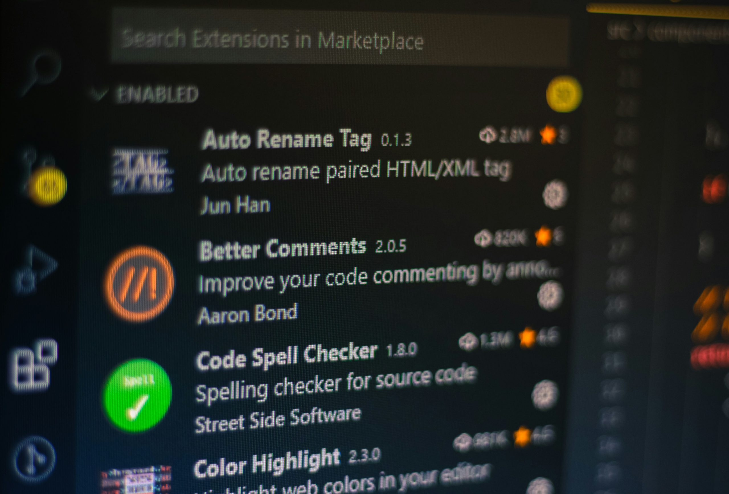 Screenshot displaying automated tools used in recovery testing