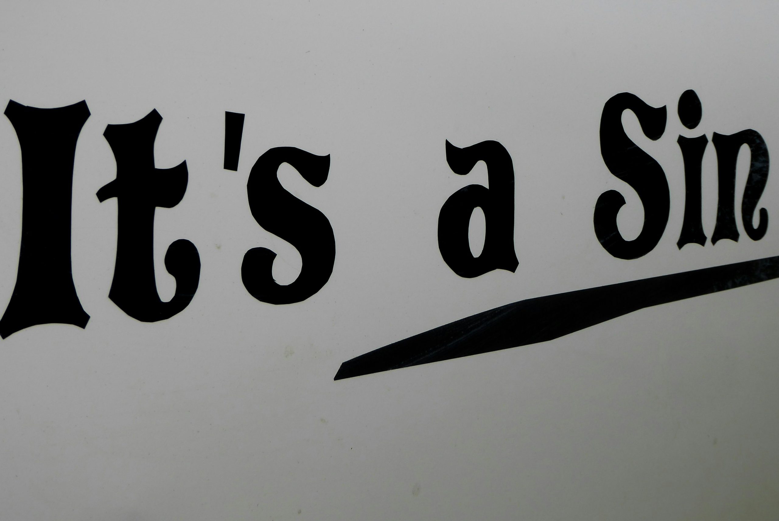 A yacht named It’s A Sin